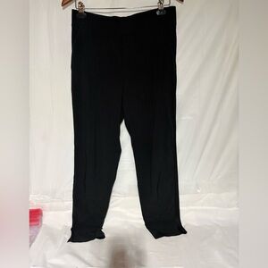 Athleta Black Straight-Leg Ponte Pants